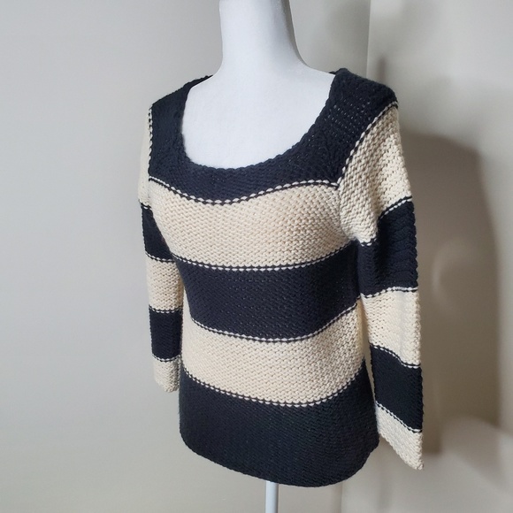 Sanctuary striped knit sweater- small - Picture 2 of 7
